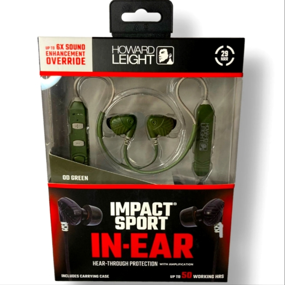 Howard Leight by Honeywell Impact Sport In-Ear Earbuds with Hear Through…